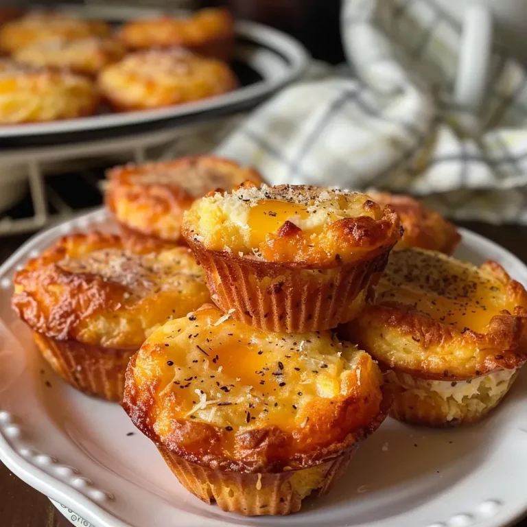 Die perfekten Low Carb Muffins in nur 15 Minuten Close-up view of perfectly baked low carb muffins with a golden crust and green onion bits.