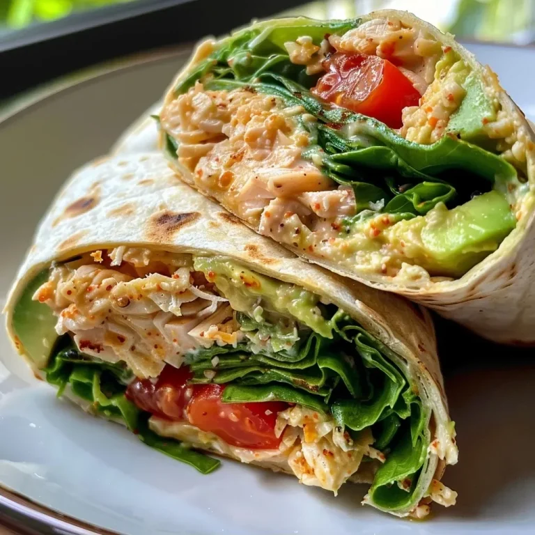 Close-up of a juicy Thunfisch Wrap filled with colorful ingredients.