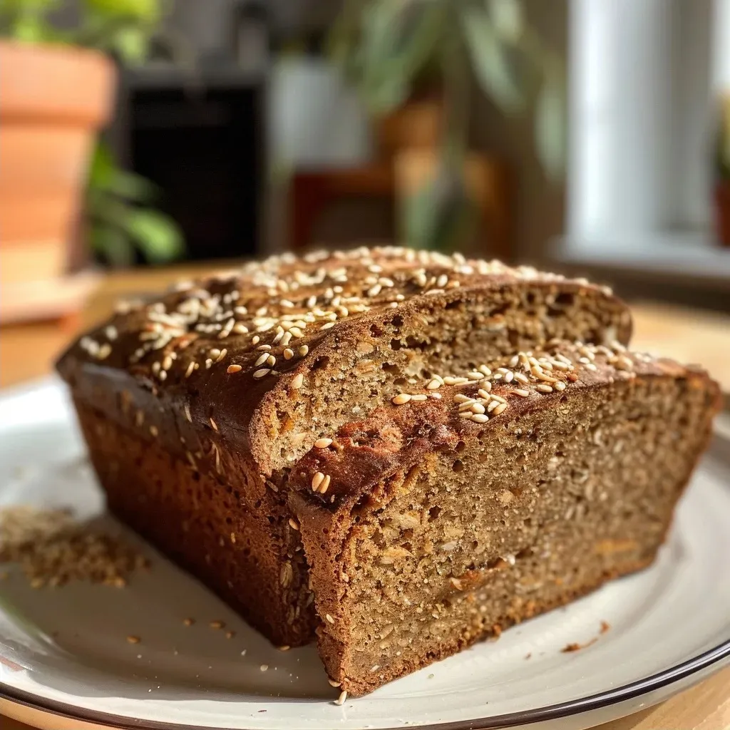 Side profile of delicious vegan flatbread, showcasing its fluffy texture.