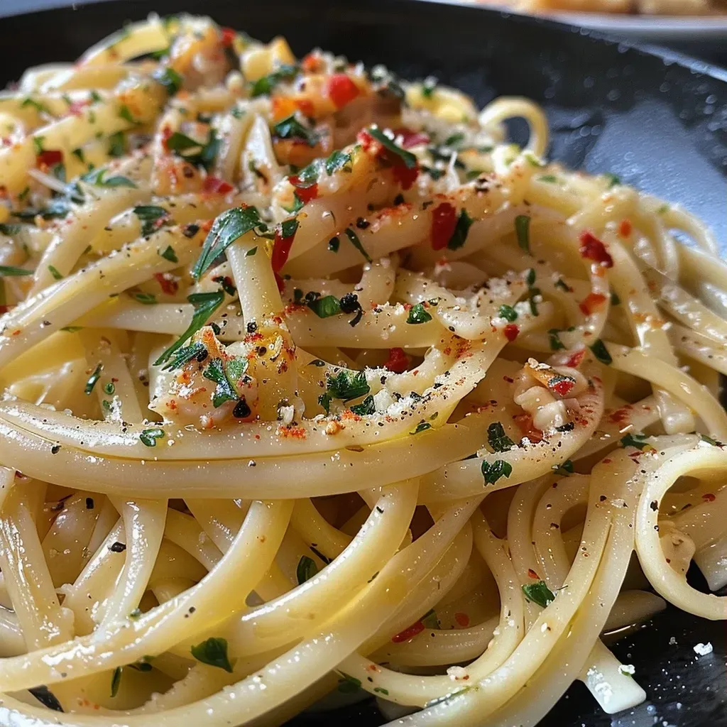 A vibrant Pfifferling-Gemüsepfanne with pasta, featuring colorful vegetables and mushrooms.